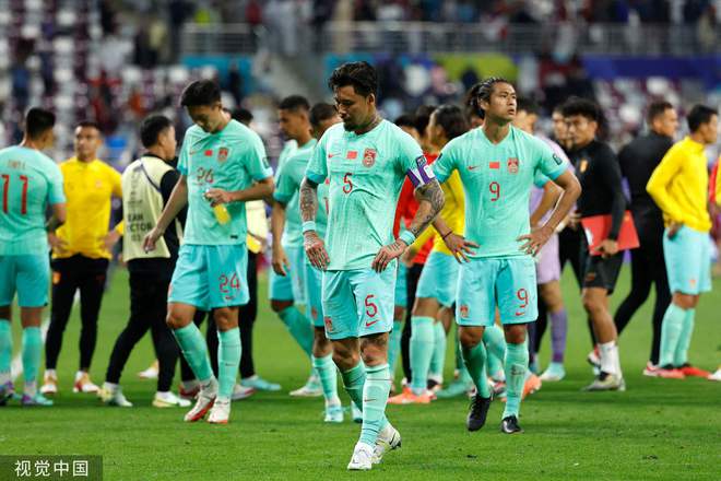 亚洲杯-中国0-1卡塔尔 3战2分0球A组第3出线待定